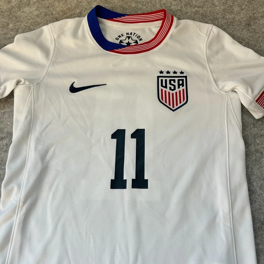 Nike Sophia Smith #11 USWNT Home Jersey White Kids Small $125